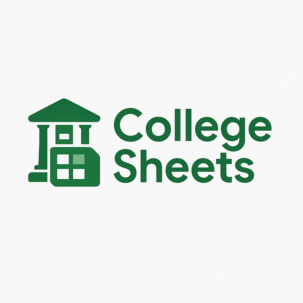 College Spreadsheets